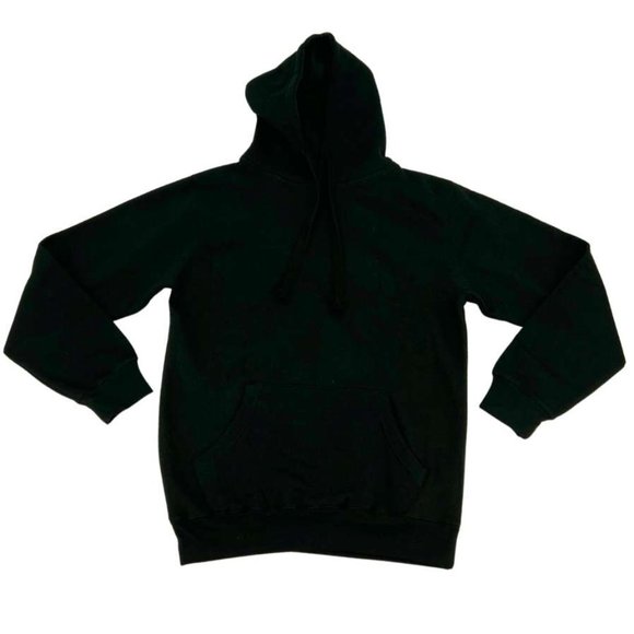 MillTex | Adult Unisex Mid Weight Hoodie | Black | Size Medium - Picture 1 of 2